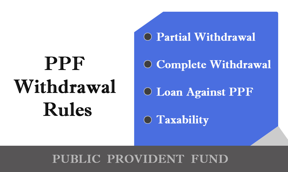 PPF withdrawal, loan, pre-mature account closure rules